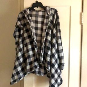 S/m cuddl duds fleece cardigan